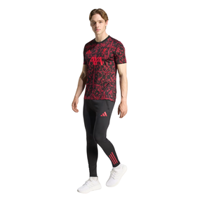 Adidas Liverpool F.C. 25/26 Pre-Match T- Shirt Men - Black/Purple Clothing Adidas
