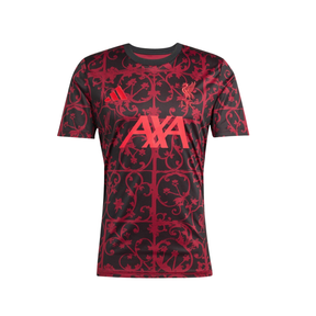 Adidas Liverpool F.C. 25/26 Pre-Match T- Shirt Men - Black/Purple Black Pure Ruby Clothing Adidas