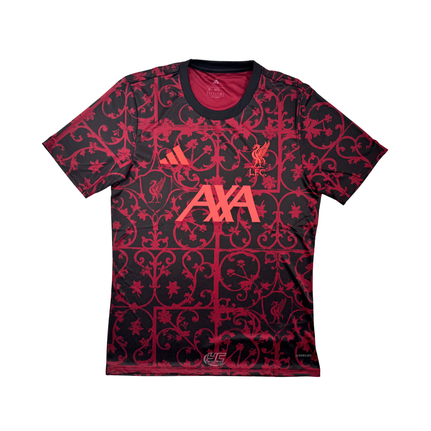 Adidas Liverpool F.C. 25/26 Pre-Match T- Shirt Men - Black/Purple Clothing Adidas