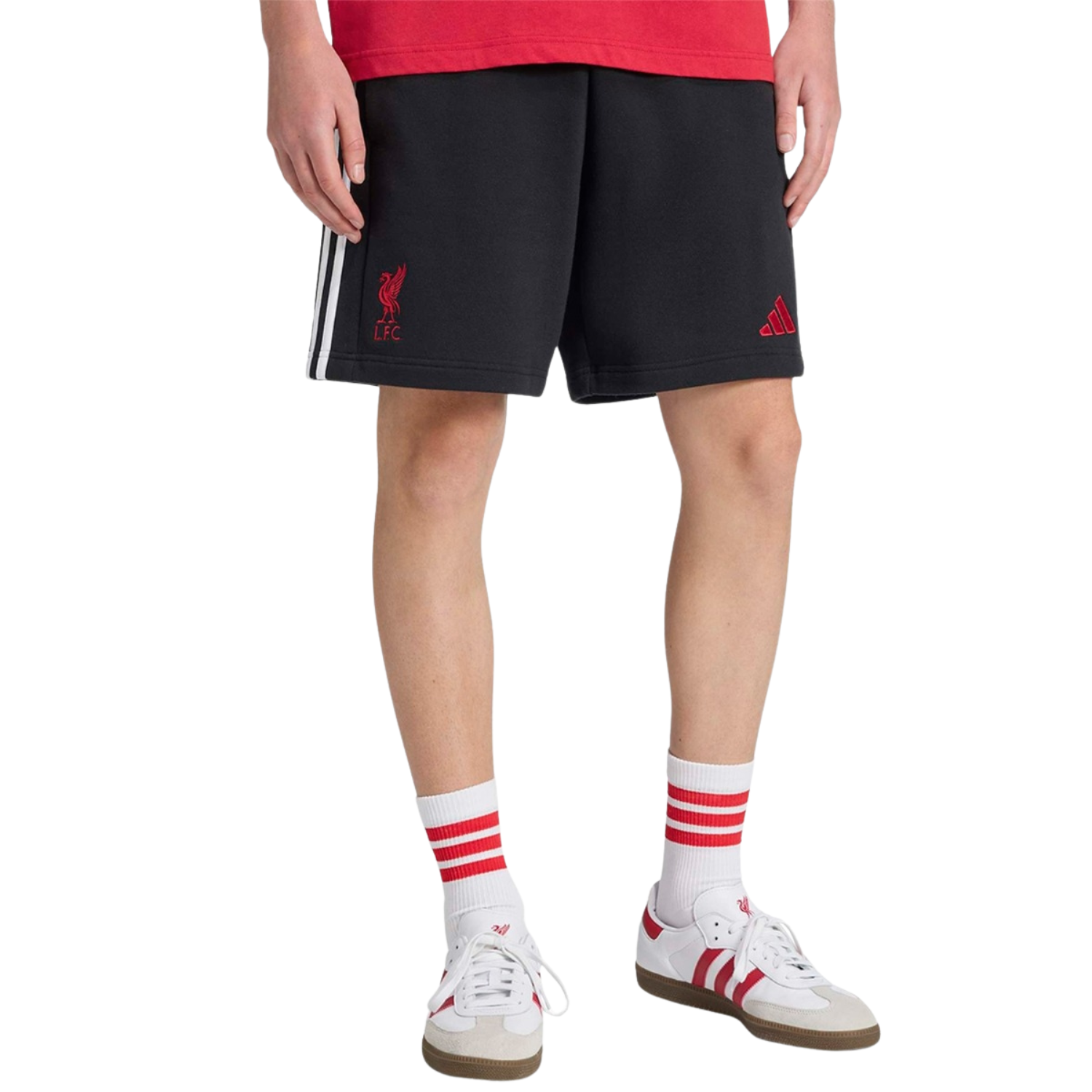 Adidas Liverpool F.C. 25/26 DNA Shorts Men - Black Clothing Adidas