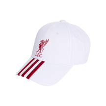 Adidas Liverpool FC Baseball Cap - White/Red (JZ4432) White Red Baseball Cap Adidas
