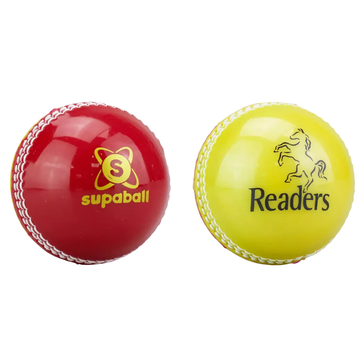 Readers Supaball Training Cricket Ball - Red/Yellow Readers