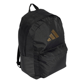 Adidas Classic 3 Bars Backpack - Black/Gold Luggage Adidas