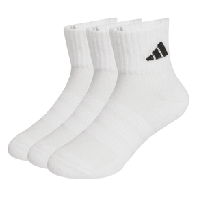 Adidas Cushioned Sportswear Ankle 3 Pack Socks Kids - White/White/Black White Black Clothing Adidas