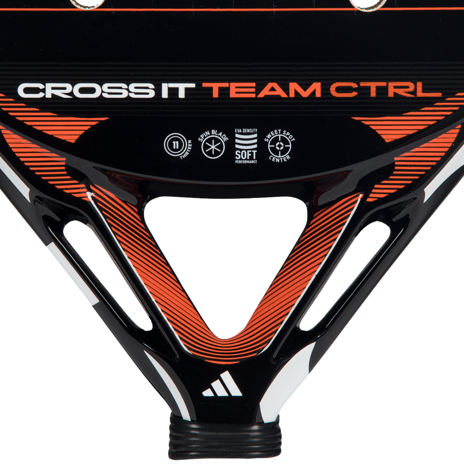 Adidas Cross It Team Ctrl 2026 Padel Racket - Black/White Padel Adidas