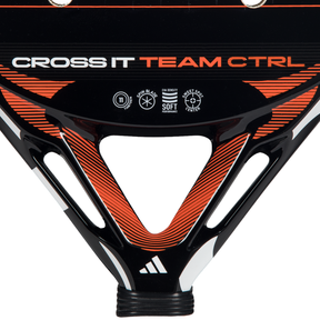 Adidas Cross It Team Ctrl 2026 Padel Racket - Black/White Padel Adidas