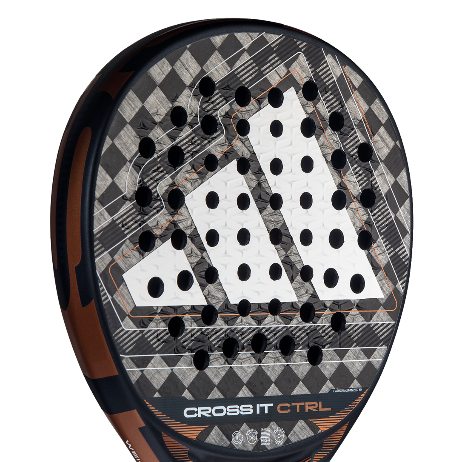 Adidas Cross It Ctrl 2026 Padel Racket - Blue/Bronze Padel Adidas