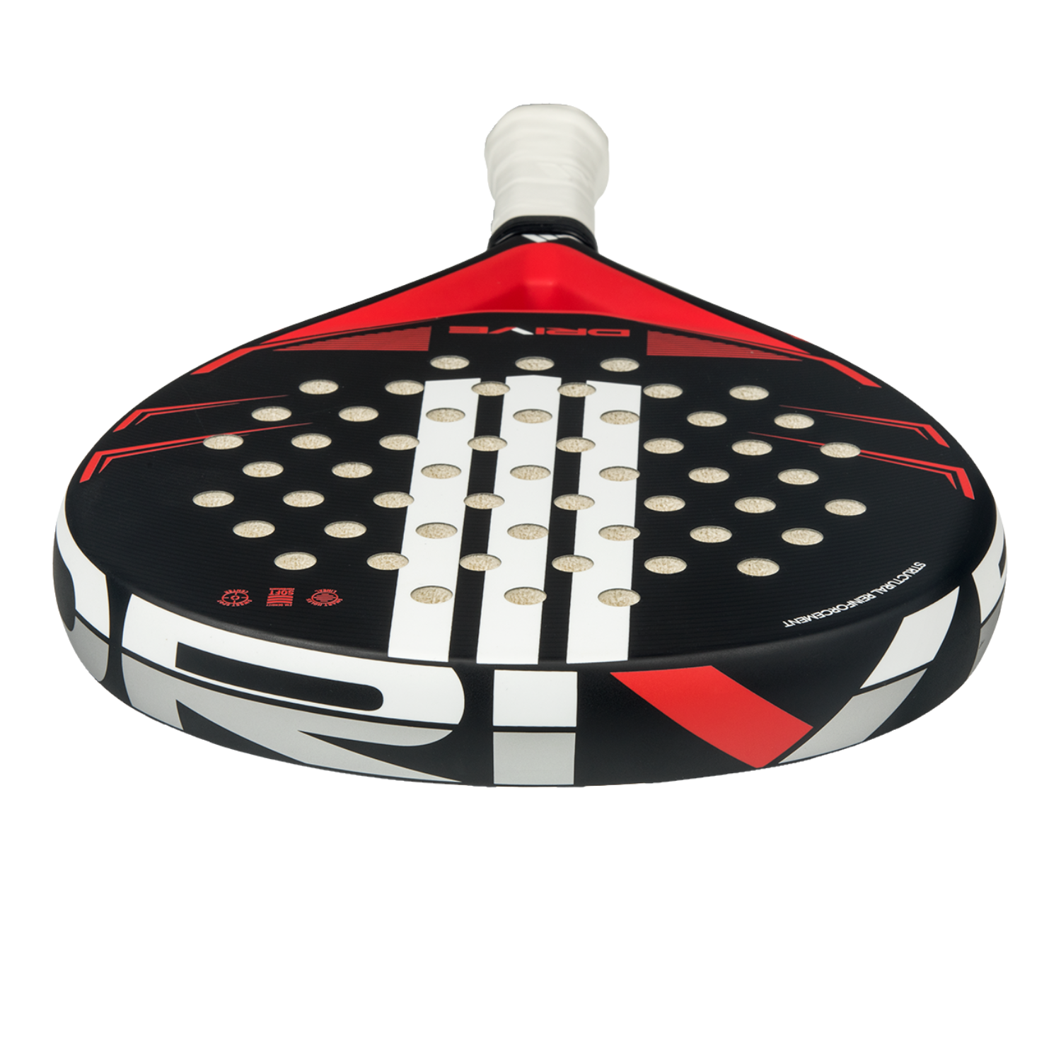 Adidas Drive Black 2026 Padel Racket - Black/Red Padel Adidas
