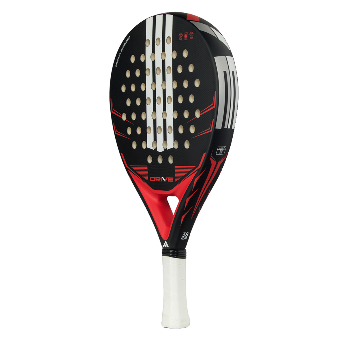 Adidas Drive Black 2026 Padel Racket - Black/Red Padel Adidas