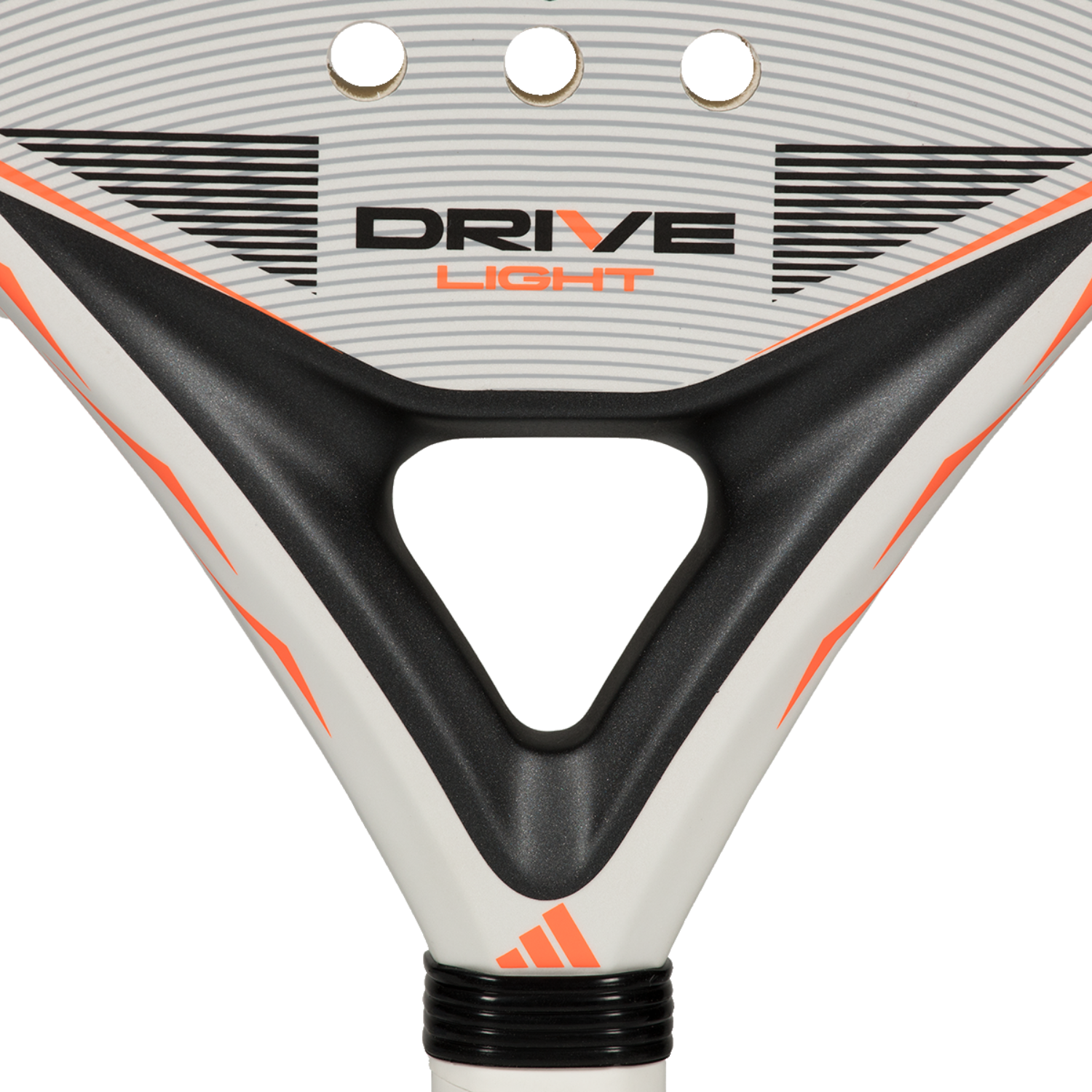 Adidas Drive Light 2026 Padel Racket - White/Orange Padel Adidas