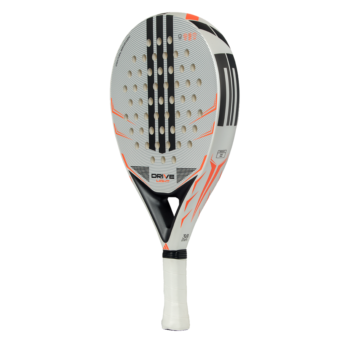 Adidas Drive Light 2026 Padel Racket - White/Orange Padel Adidas
