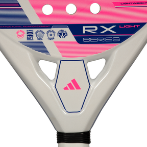 Adidas RX Series Light 2026 Padel Racket - White/Pink Padel Adidas