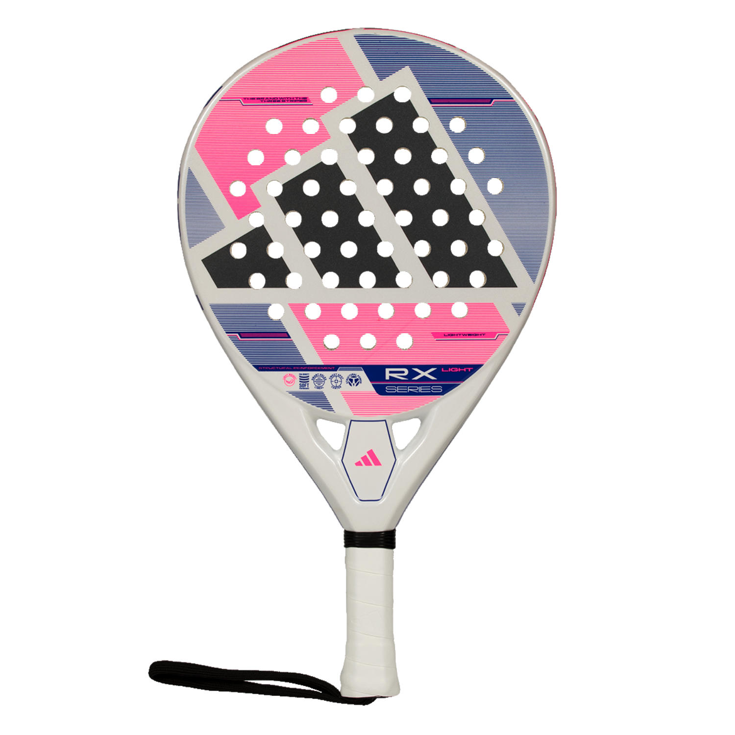 Adidas RX Series Light 2026 Padel Racket - White/Pink Padel Adidas