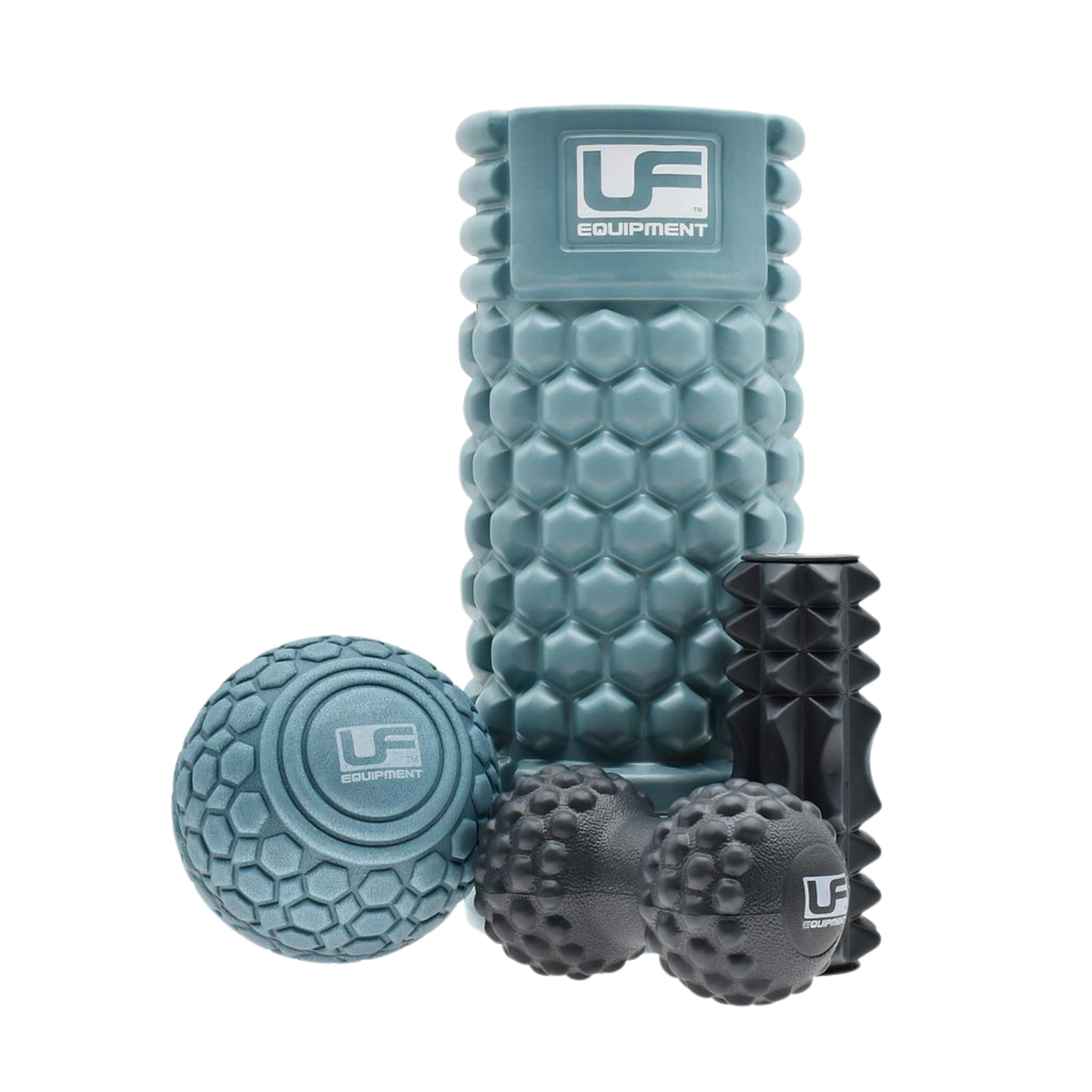 Fitness Mad Massage Set 4 Piece Recovery Kit - Turquoise/Black Exercise & Fitness Fitness Mad