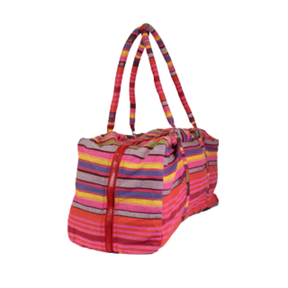 Fitness Mad Deluxe Yoga Kit Bag Lightweight Carry Bag - Pink & Blue Exercise & Fitness Fitness Mad