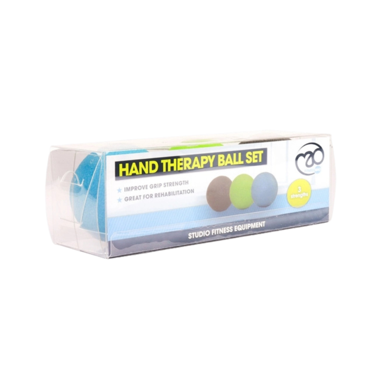 Fitness-Mad Hand Therapy Ball Set of 3 FGRIP3 NA OS Exercise & Fitness Fitness Mad