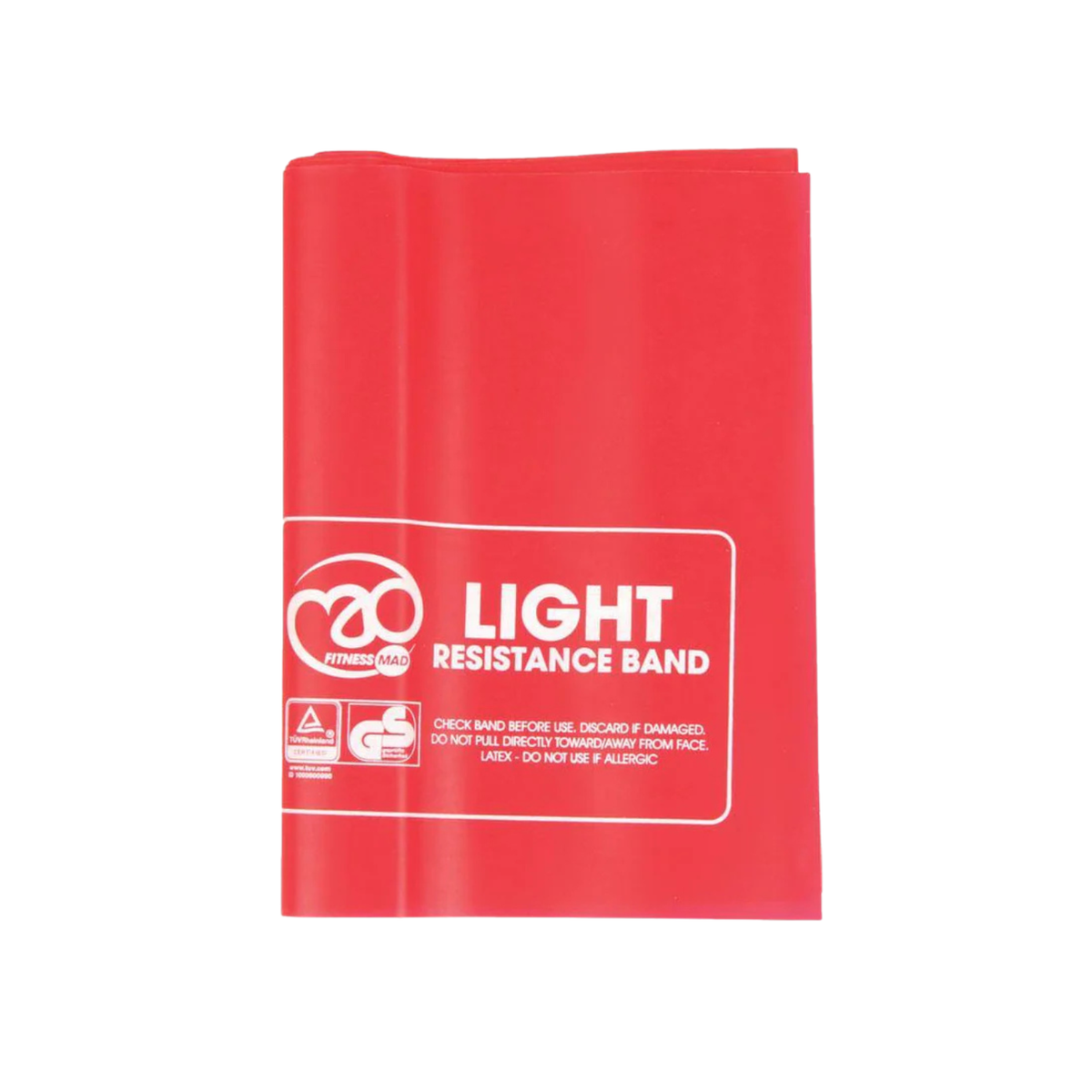 Fitness Mad Resistance Band (Band Only) - Red Exercise & Fitness Fitness Mad