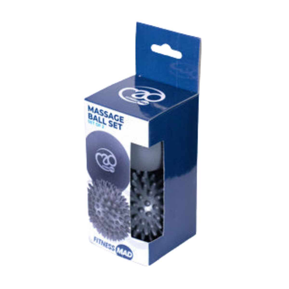 Fitness Mad Trigger Point & Spikey Massage Ball Set of 2 Accessories Fitness Mad