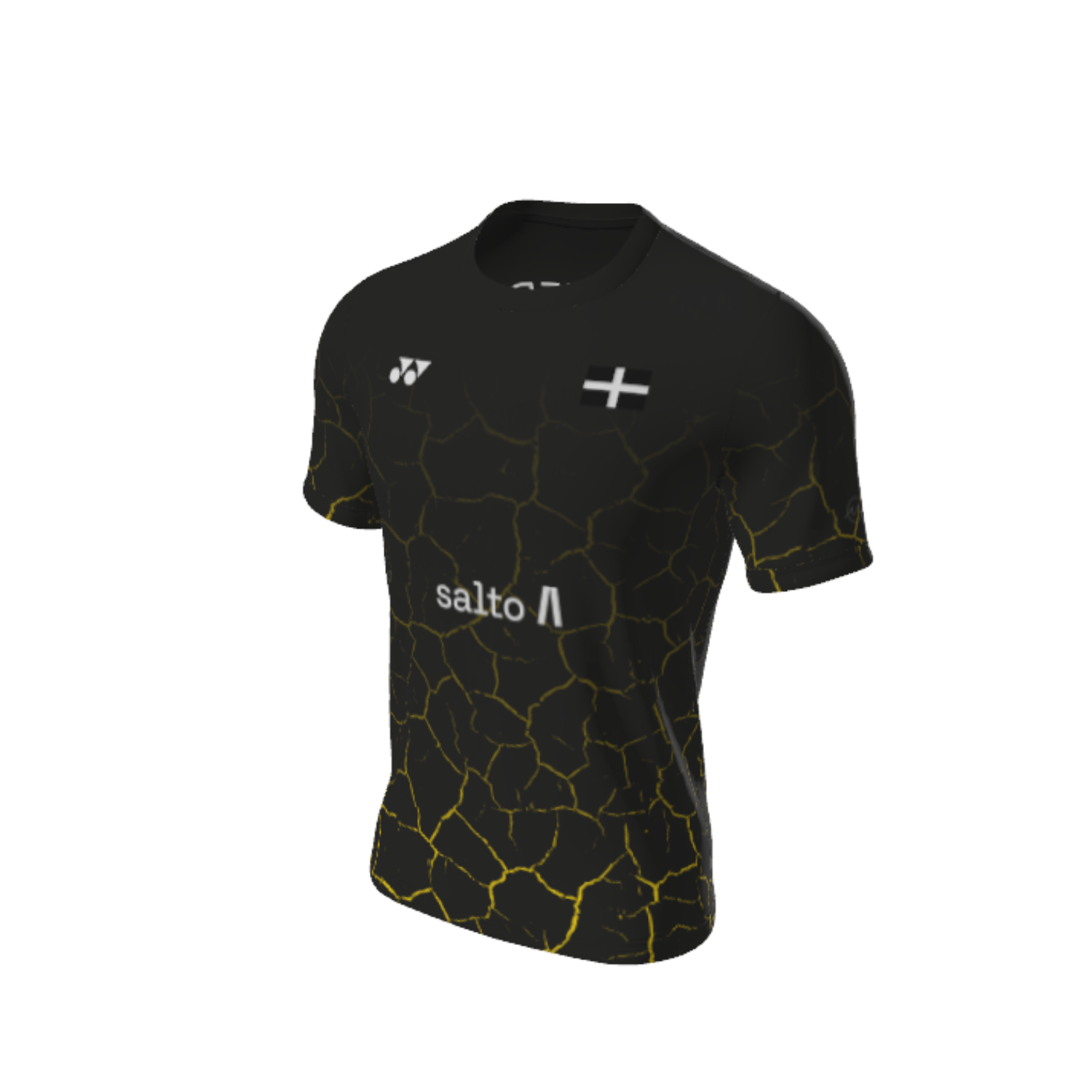 Short Sleeve Tops T016 Quake Yonex Custom Teamwear T Shirt. (x 36) Custom Custom