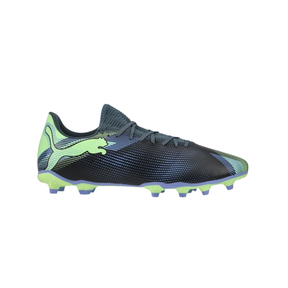 Puma Future 7 Play FG/AG Football Boots Unisex - Gray Skies/Elektro Purple/Fizzy Apple/Puma White Football Boots Puma