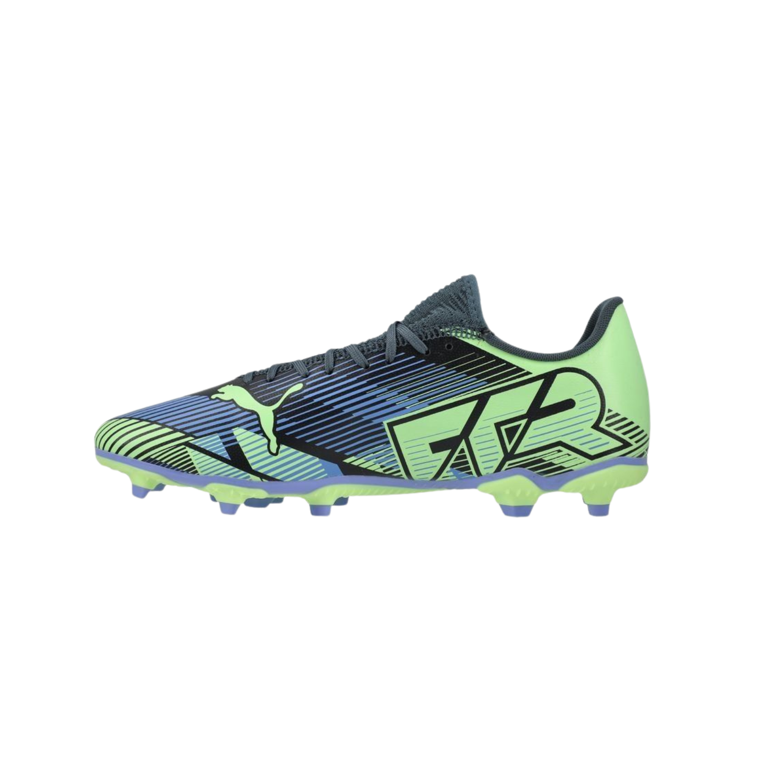 Puma Future 7 Play FG/AG Football Boots Unisex - Gray Skies/Elektro Purple/Fizzy Apple/Puma White Gray Skies Elektro Purple Fizzy Apple Puma White Football Boots Puma
