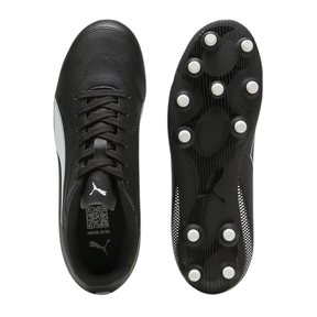 Puma Vitoria II FG/AG Football Boots Junior - Puma Black/ White Football Boots Puma