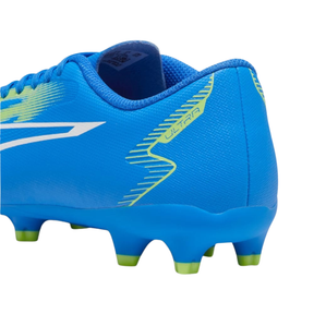 Puma Ultra Play FG/AG Football Boots Junior - Ultra Blue/ White/ Pro Green Football Boots Puma