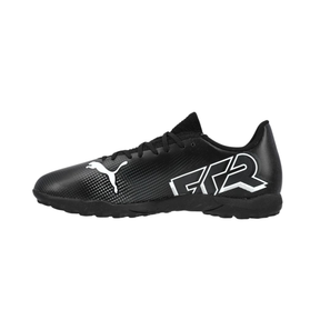 Puma Future 7 Play TT Football Shoe Unisex - Puma Black/White 107726 PUMA BLACK PUMA WHITE shoes Puma