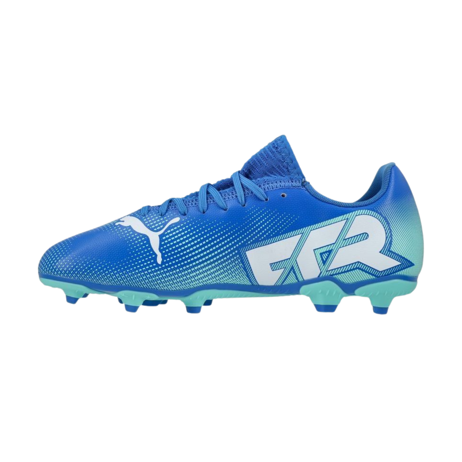 Puma Future 7 Play FG/AG Football Boots Junior - Hyperlink Blue/Mint/Puma White (107949-01) Hyperlink Blue Mint Puma White Football Boots Puma