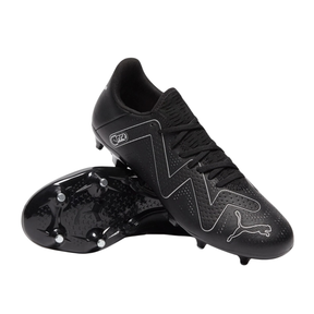 Puma Future Play MxSG Football Boots Unisex - Black/Silver Football Boots Puma