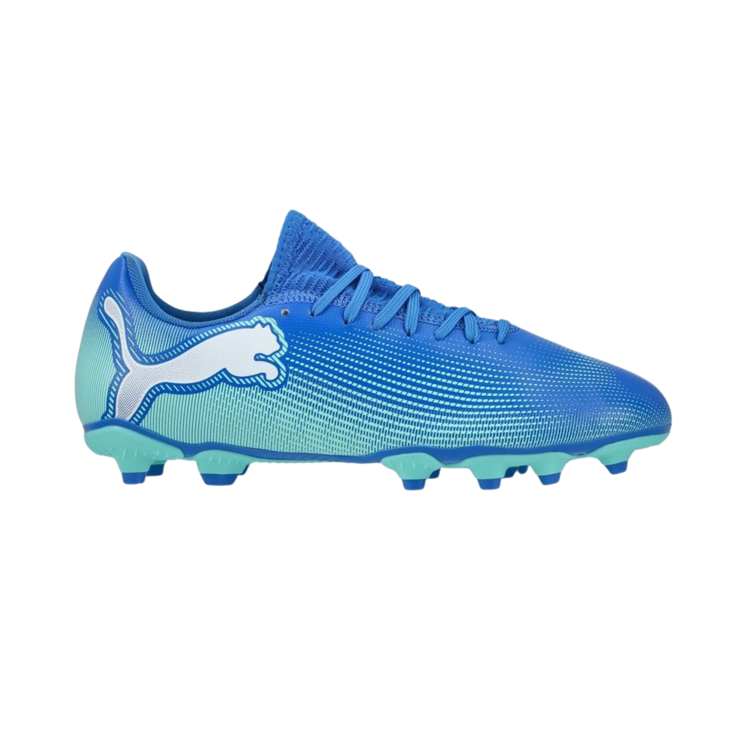 Puma Future 7 Play FG/AG Football Boots Unisex - Hyperlink Blue/Mint/Puma White (107939) Football Boots Puma