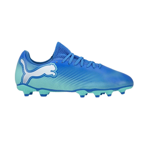 Puma Future 7 Play FG/AG Football Boots Unisex - Hyperlink Blue/Mint/Puma White (107939) Football Boots Puma