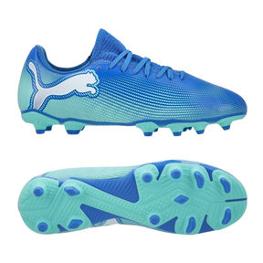 Puma Future 7 Play FG/AG Football Boots Unisex - Hyperlink Blue/Mint/Puma White (107939) Football Boots Puma