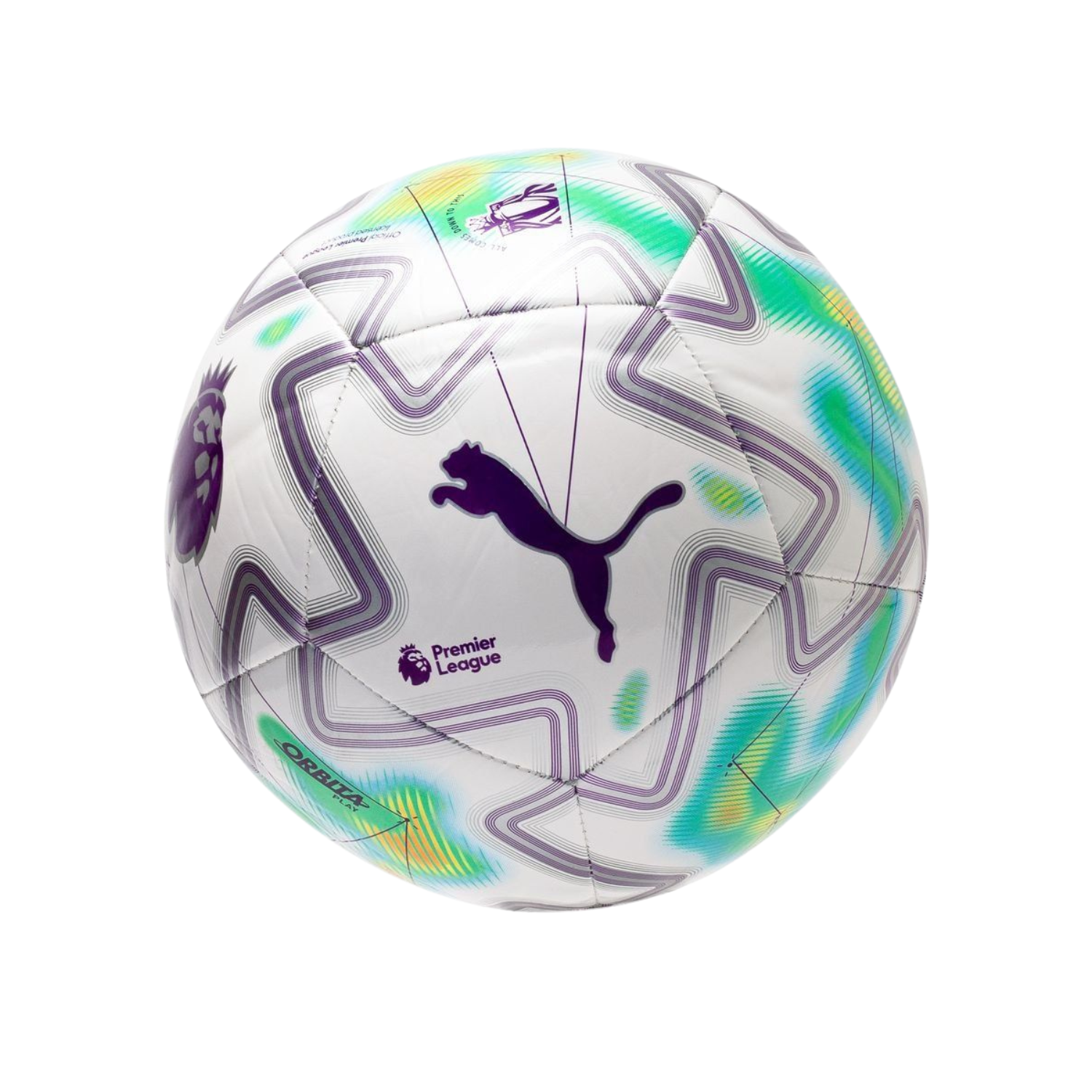 Puma Orbita Play PL Thrill Football - Puma White/ Yellow 08471901 Puma White Multicolour S5 Accessories Puma
