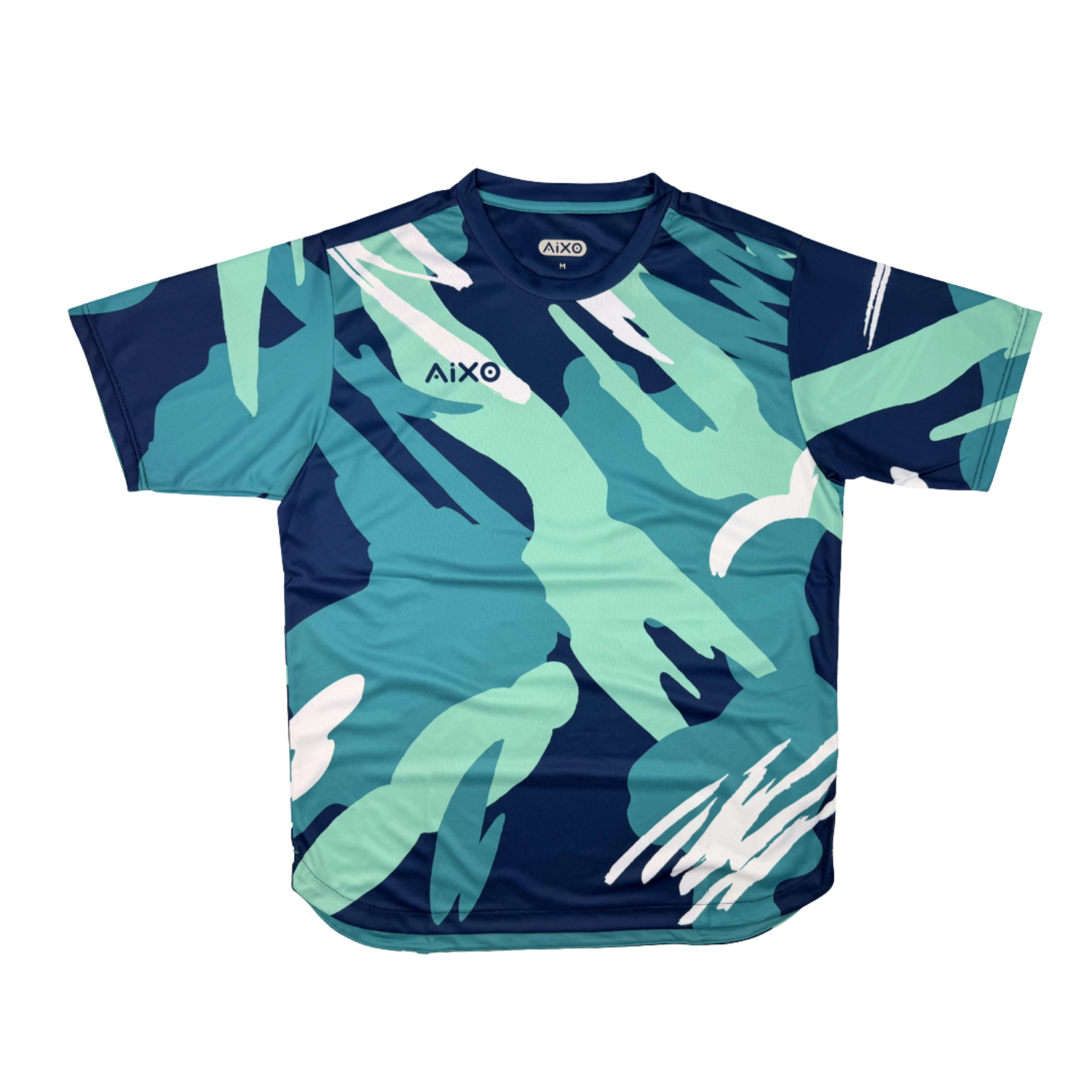 AIXO Abstract Mens T-Shirt - Navy Navy T-shirt Aixo
