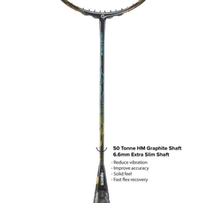 Apacs Fantala Pro 101 Badminton Racket (Unstrung) -Black Badminton Rackets Apacs