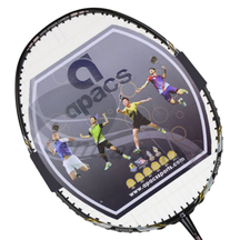 Apacs Feather Weight 300 Badminton Racket - Black/Silver Black Silver 6UG2 Badminton Rackets Apacs
