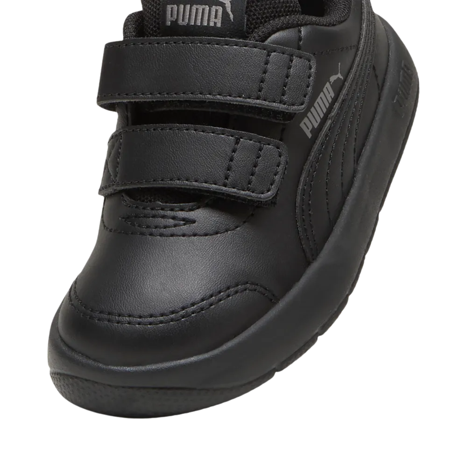 Puma Courtflex V3 Shoe Kids - Black/Cast Iron 31025201 shoes Puma