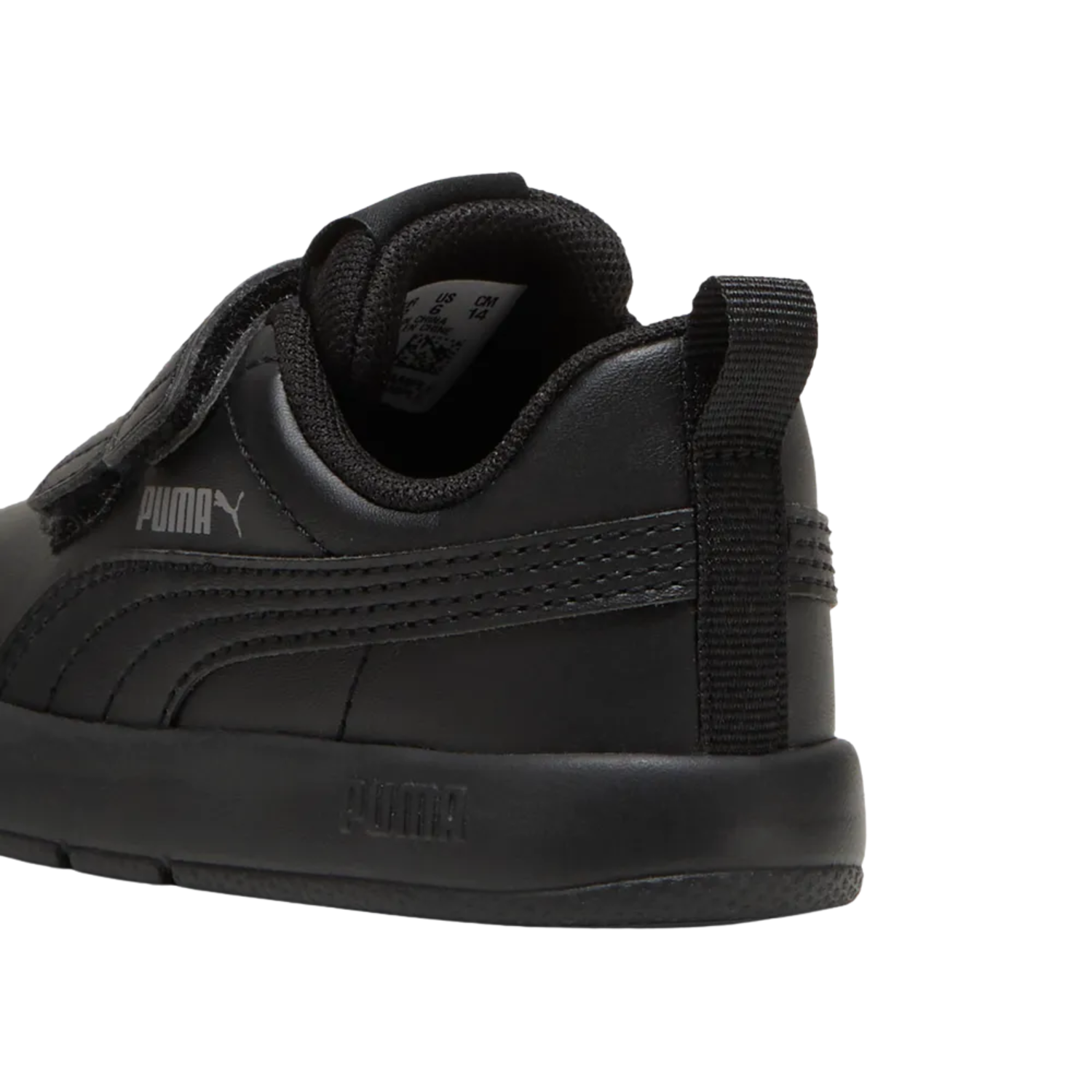 Puma Courtflex V3 Shoe Kids - Black/Cast Iron 31025201 shoes Puma