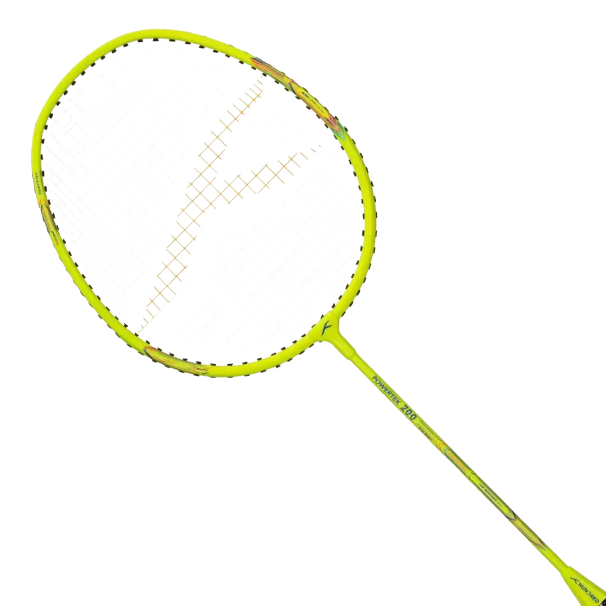 Hundred Powertek 200 2U Badminton Racket - Neon Green by Hundred