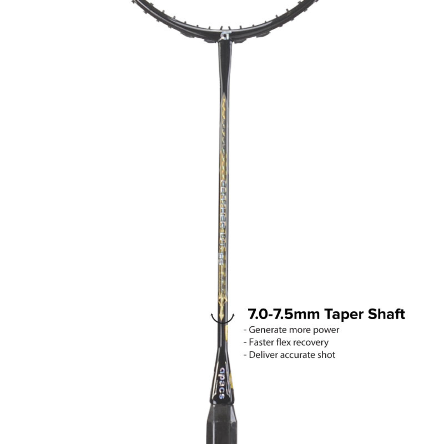 Apacs Feather Weight 55 8U Badminton Racket (Unstrung) Badminton Rackets Apacs