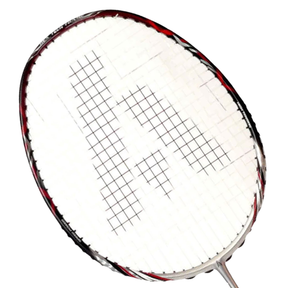 Ashaway Superlight 7 Hex Badminton Racket - Silver/Red Silver Red 5UG4 Badminton Rackets Ashaway