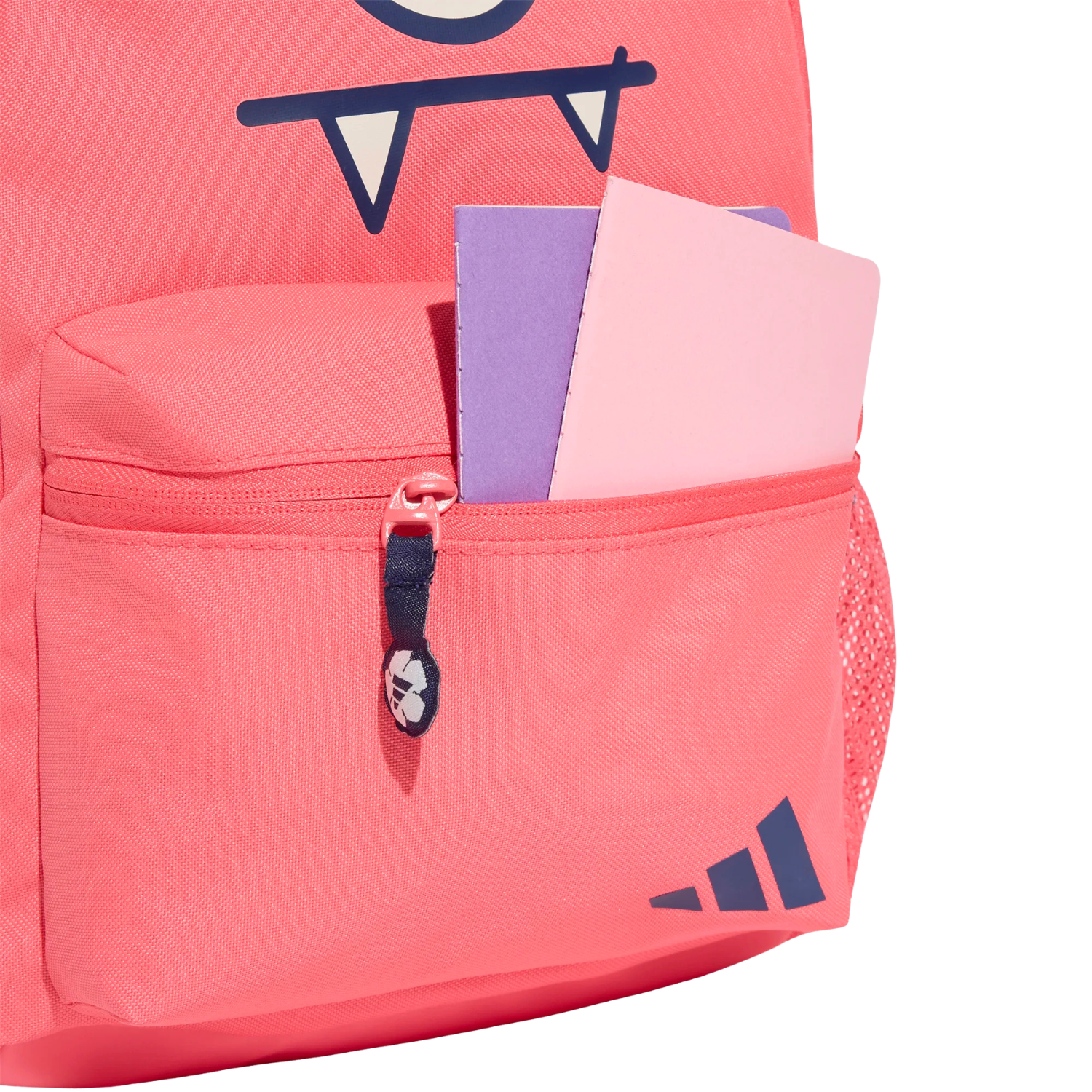 Adidas Little Kids Tiro_nster Backpack Small, Pink/Dark Blue, alternative view