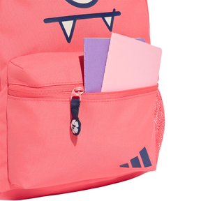 Adidas Little Kids Tiro_nster Backpack Small, Pink/Dark Blue, alternative view