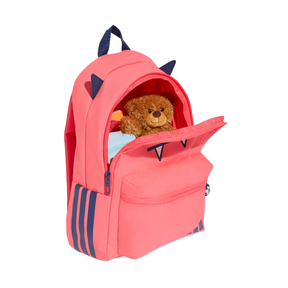 Adidas Little Kids Tiro_nster Backpack Small, Pink/Dark Blue, detail view