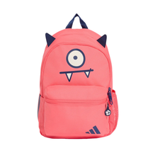 Adidas Little Kids Tiro_nster Backpack Small, Pink/Dark Blue, front view