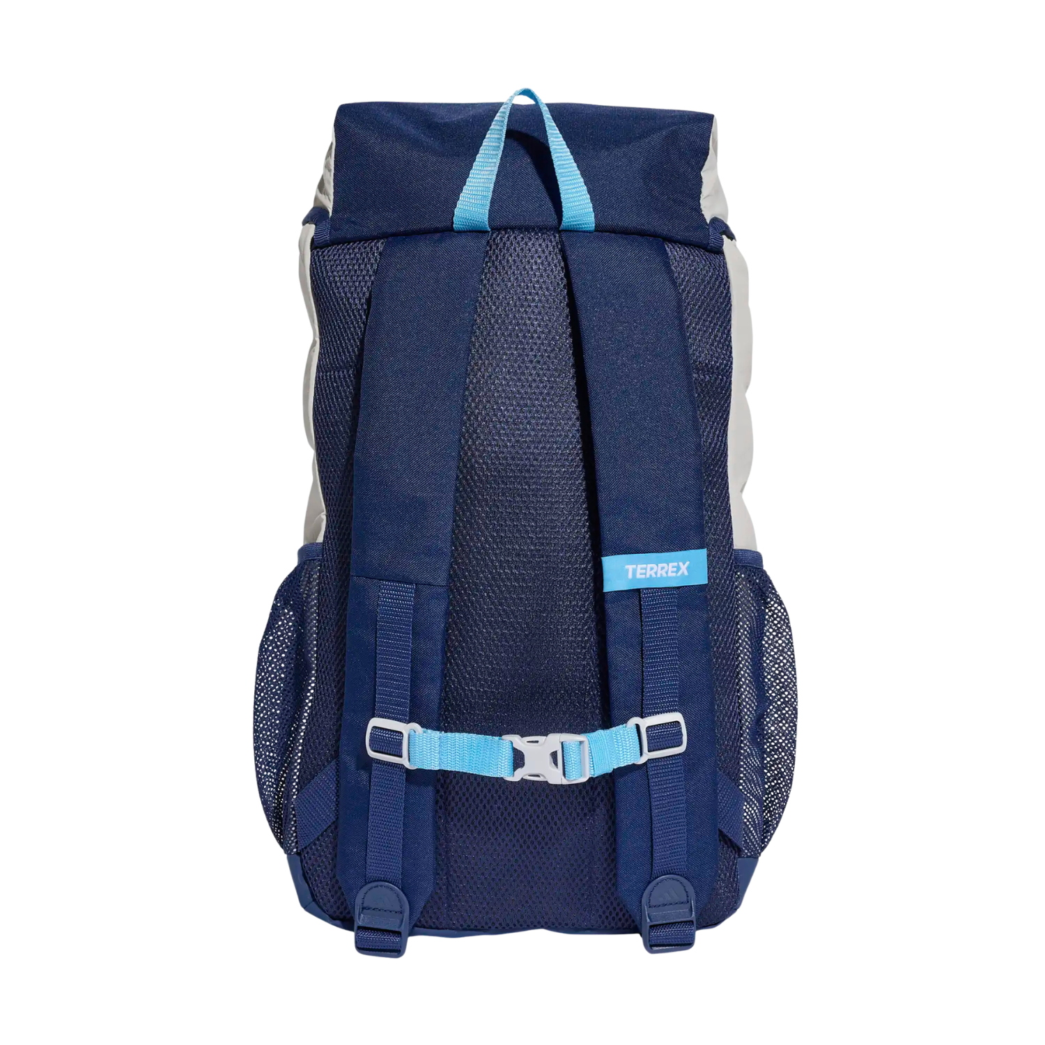 Adidas Minecraft Backpack, Dark Blue/Grey, back view