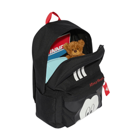 Adidas Disney Mickey Mouse Backpack, Black/Ruby/Off White, detail view