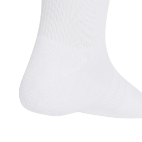 Adidas Cushioned Sportswear Crew 3 Pack Socks Unisex - White KQ6760 Clothing Adidas