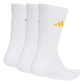 Adidas Cushioned Sportswear Crew 3 Pack Socks Unisex - White KQ6760 Clothing Adidas
